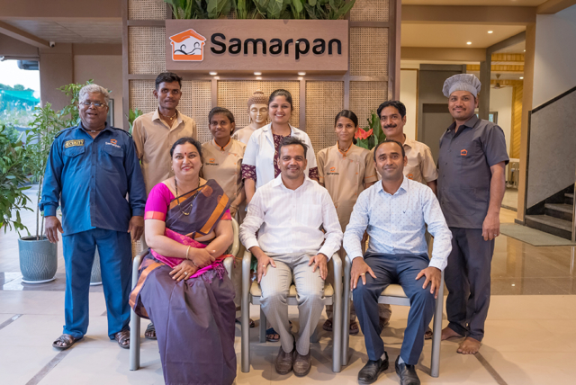 Exterior view of Samarpan Oldage Home